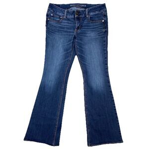American Eagle Outfitters Jeans Women's 12 Long Artist Super Stretch Flare EUC